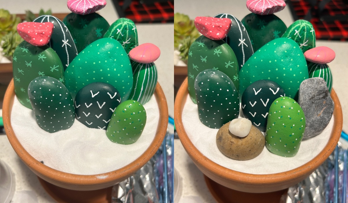 adding additional rocks to the grouping