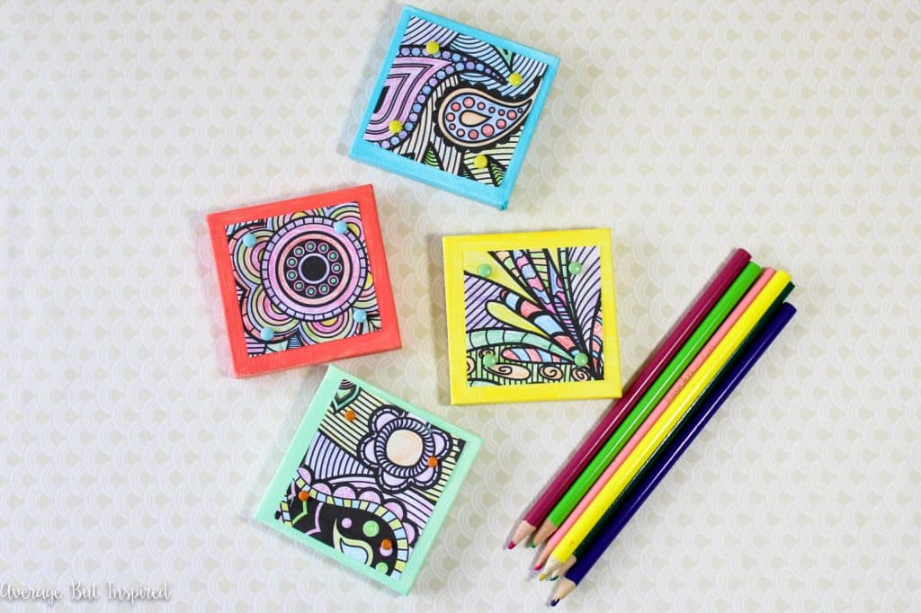 Turn Coloring Book Pages Into Magnets