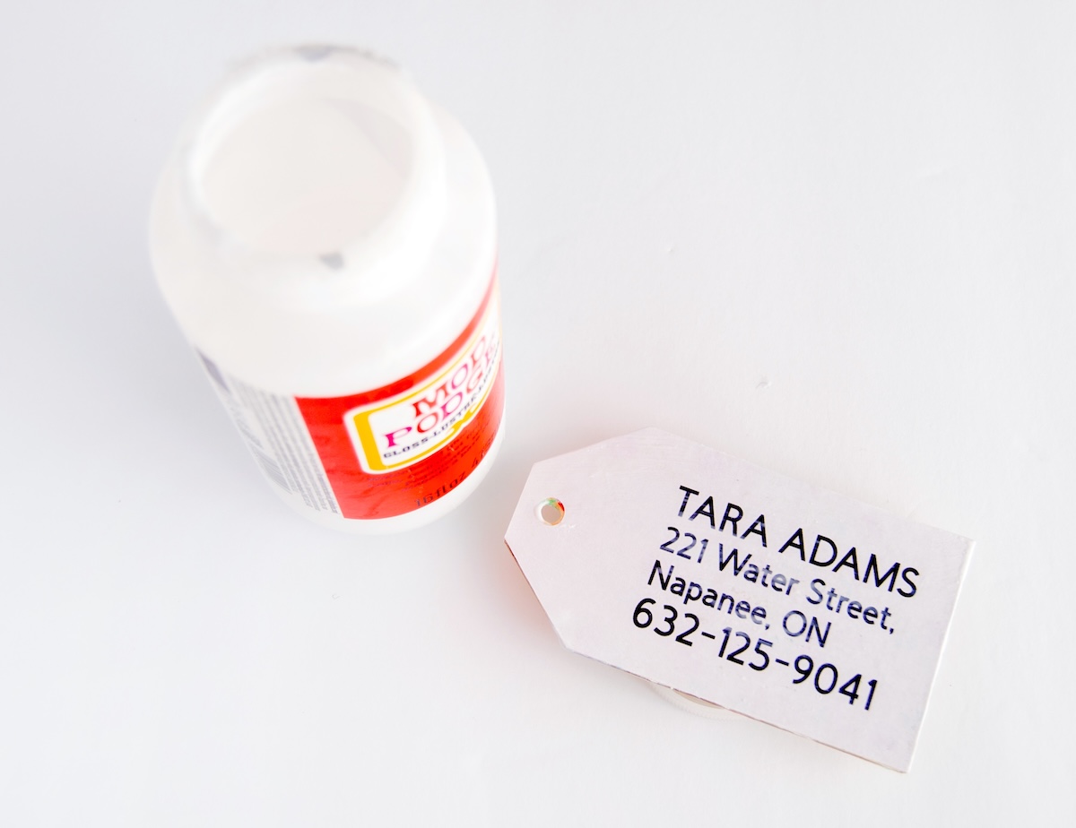 Apply a Layer of Mod Podge to Seal and Protect