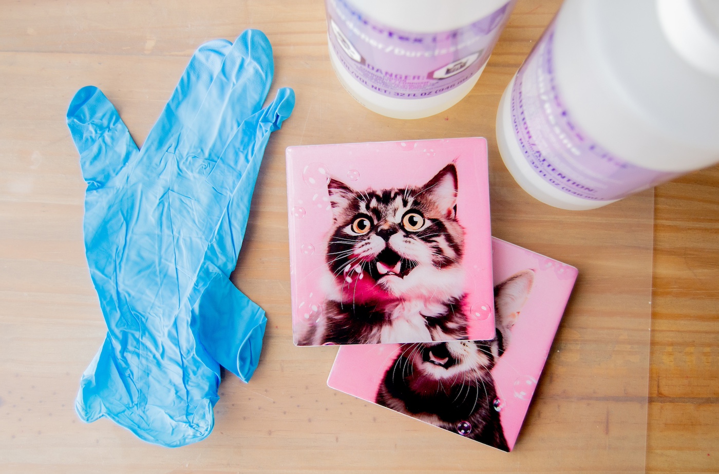 Apply Resin onto Coaster