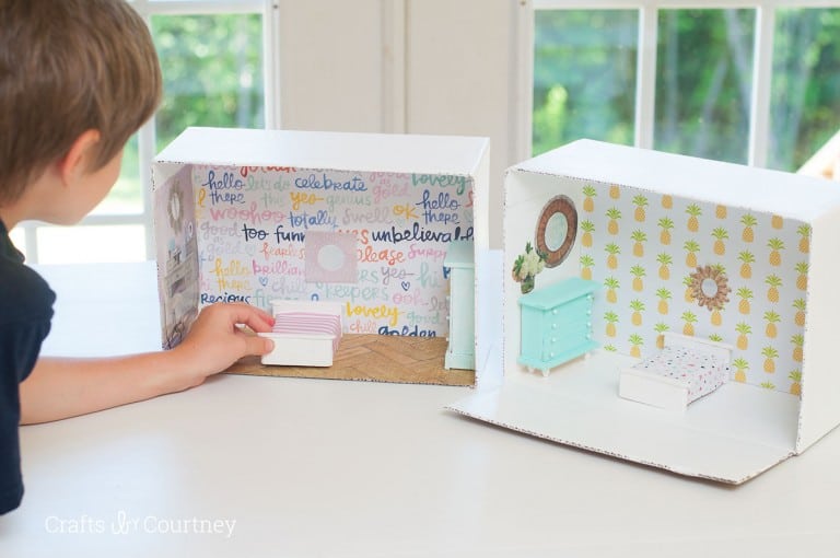 cardboard dollhouse diy