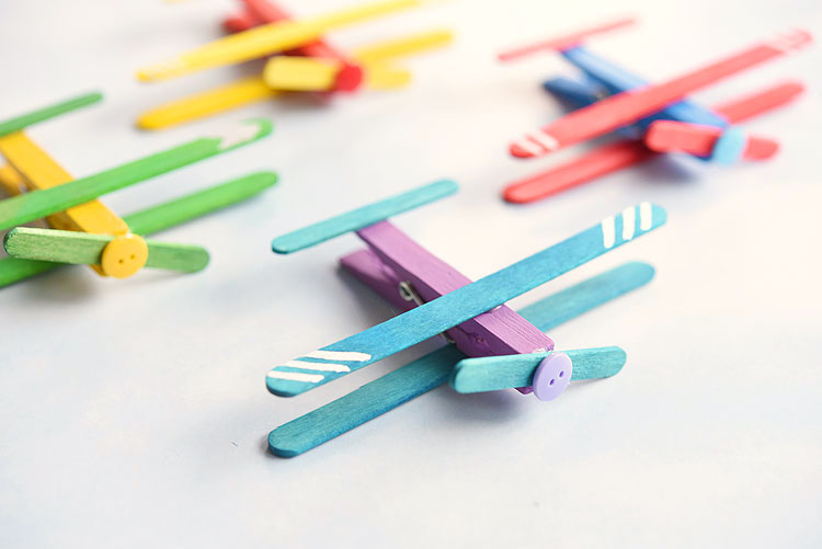 Clothespin Airplanes