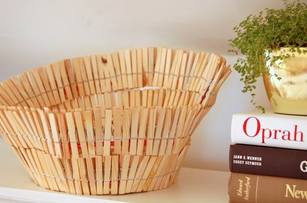 Clothespin Fruit Bowl