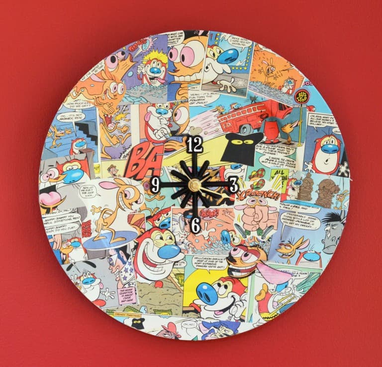 Make a comic book clock