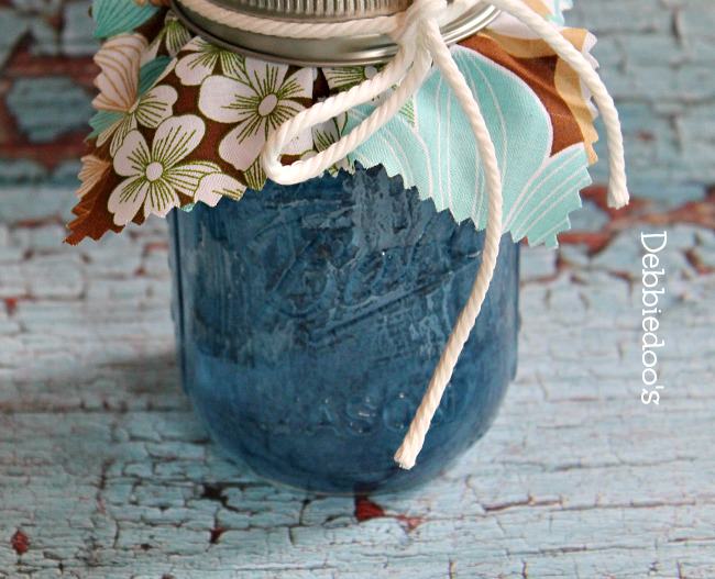Denim mason jars