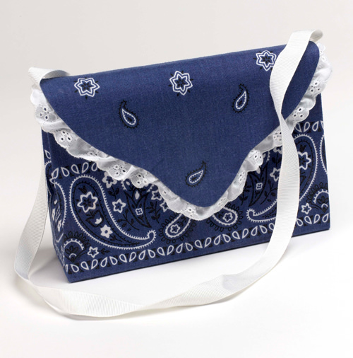 DIY bandana purse