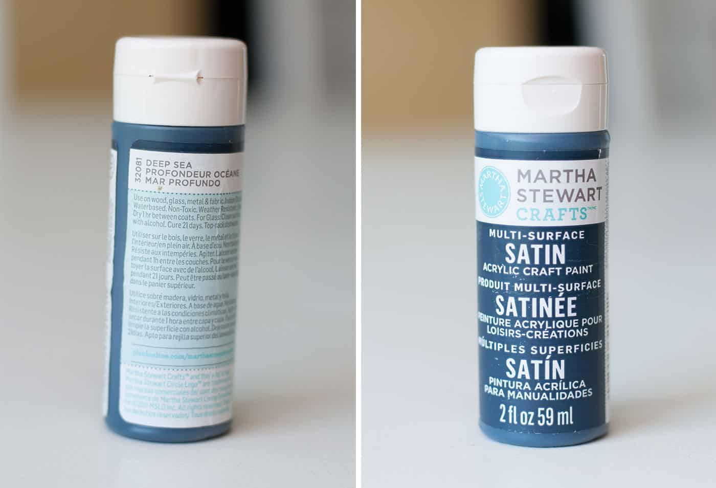 Martha Stewart Satin paint - Deep Sea