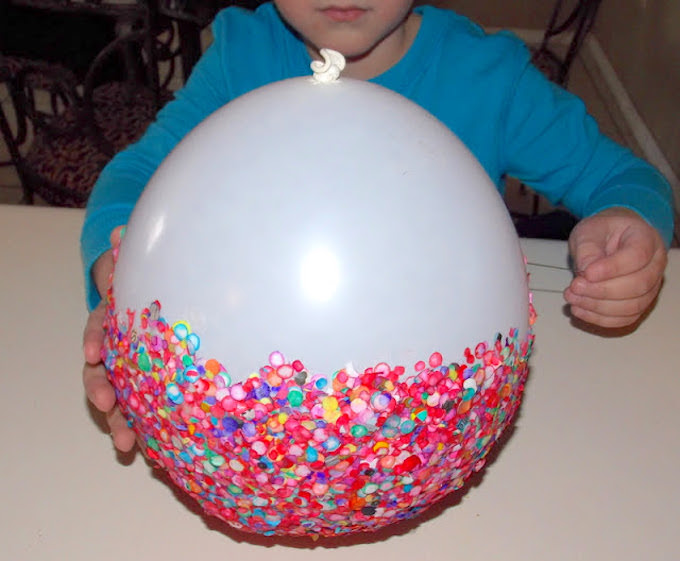 Popping a balloon using a needle