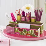 DIY desk organizer