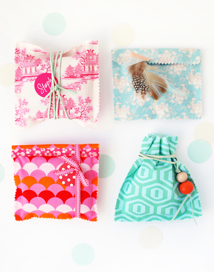 DIY Fabric Gift Bags