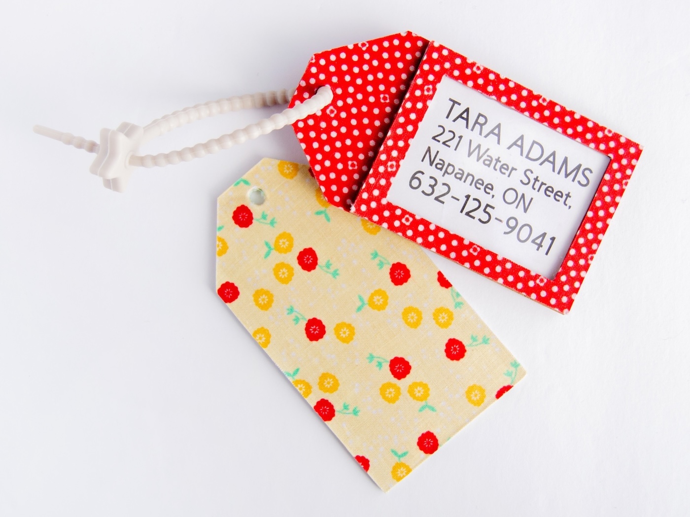 diy luggage identifiers