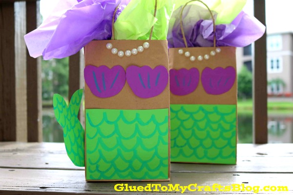 DIY Mermaid Gift Bags