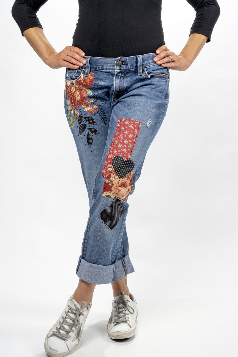 diy patchwork denim