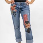 DIY Patchwork Jeans