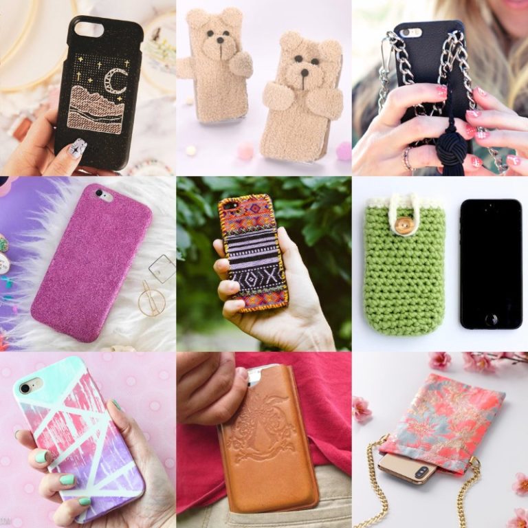 diy phone cases sleeves and purses