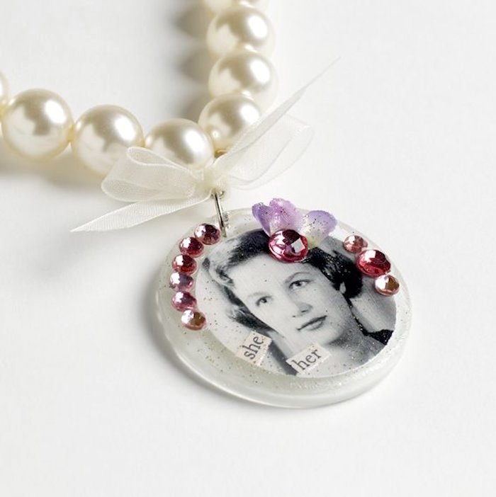 DIY picture necklace