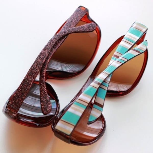 DIY personalized sunglasses two ways