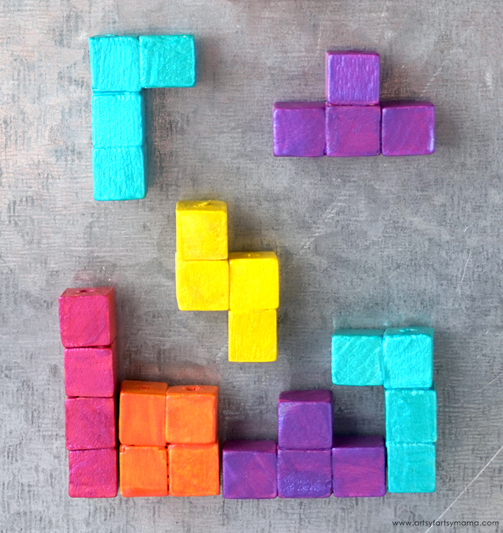 DIY Tetris Magnets