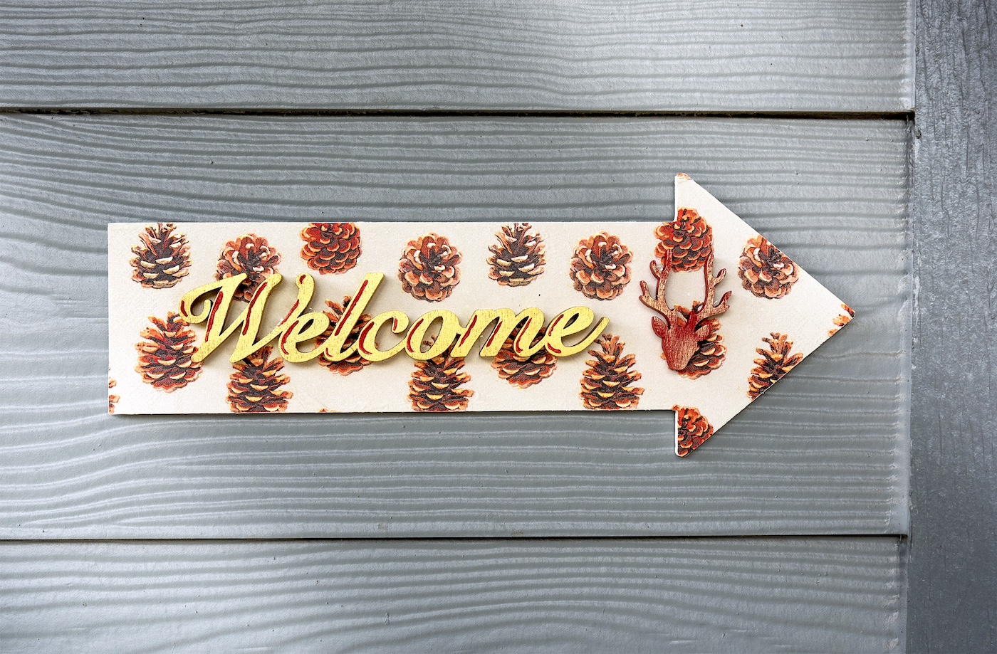 diy wood welcome sign