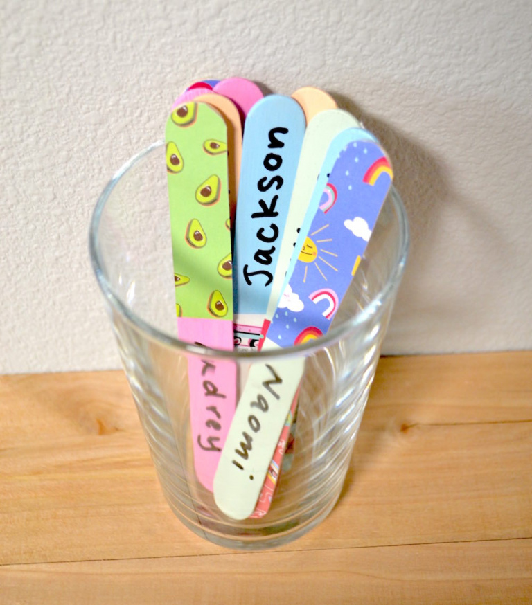 How to make pick a student sticks for your classroom