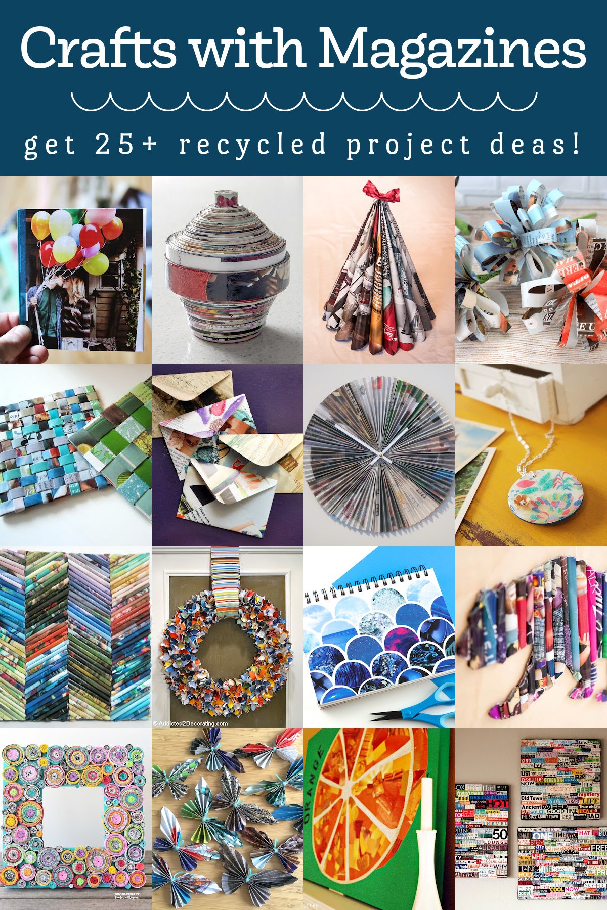 Easy Crafts with Magazines