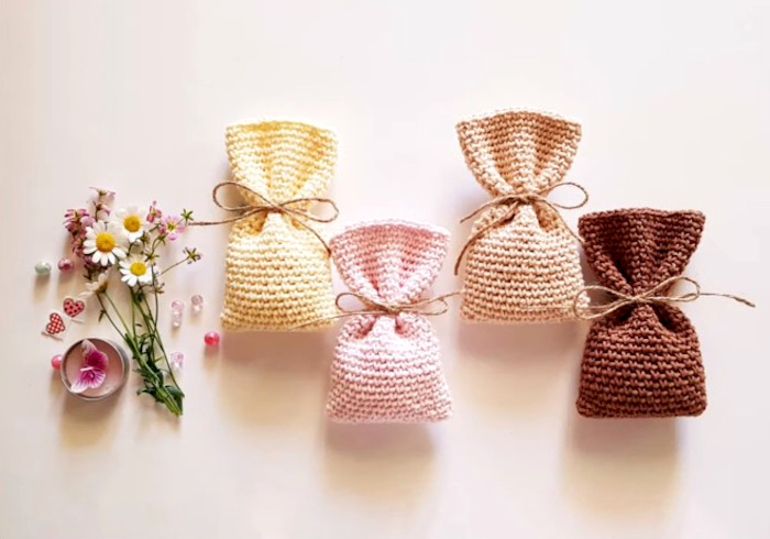 Easy Crochet Gift Bag Pattern