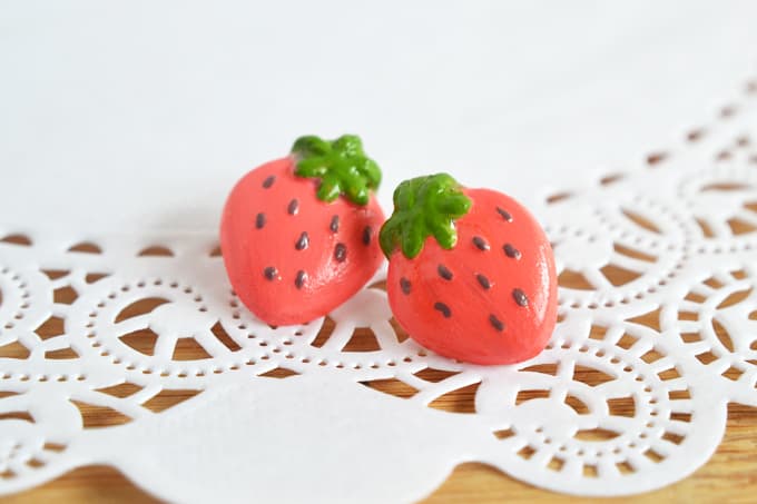 handmade clay earrings
