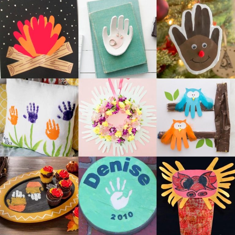 Handprint crafts