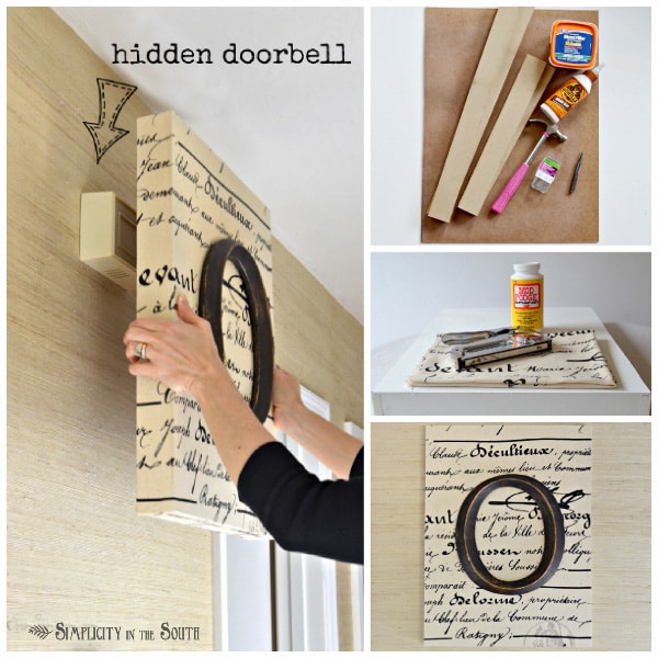 DIY Doorbell Cover That Looks Like Art