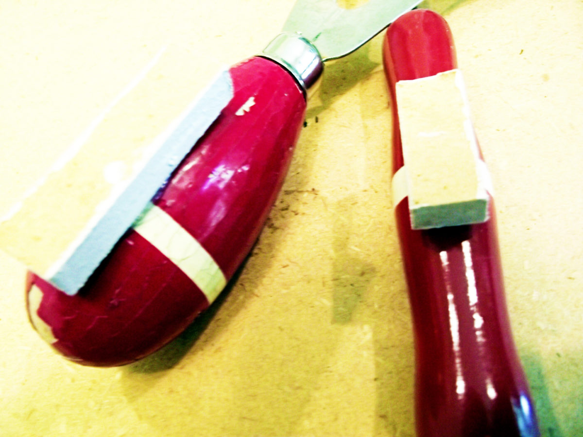 Hot Glue Spacers to Tools