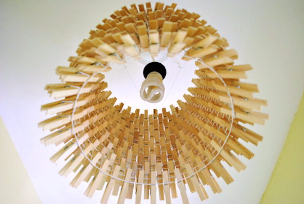 How To Make A Clothespin Chandelier