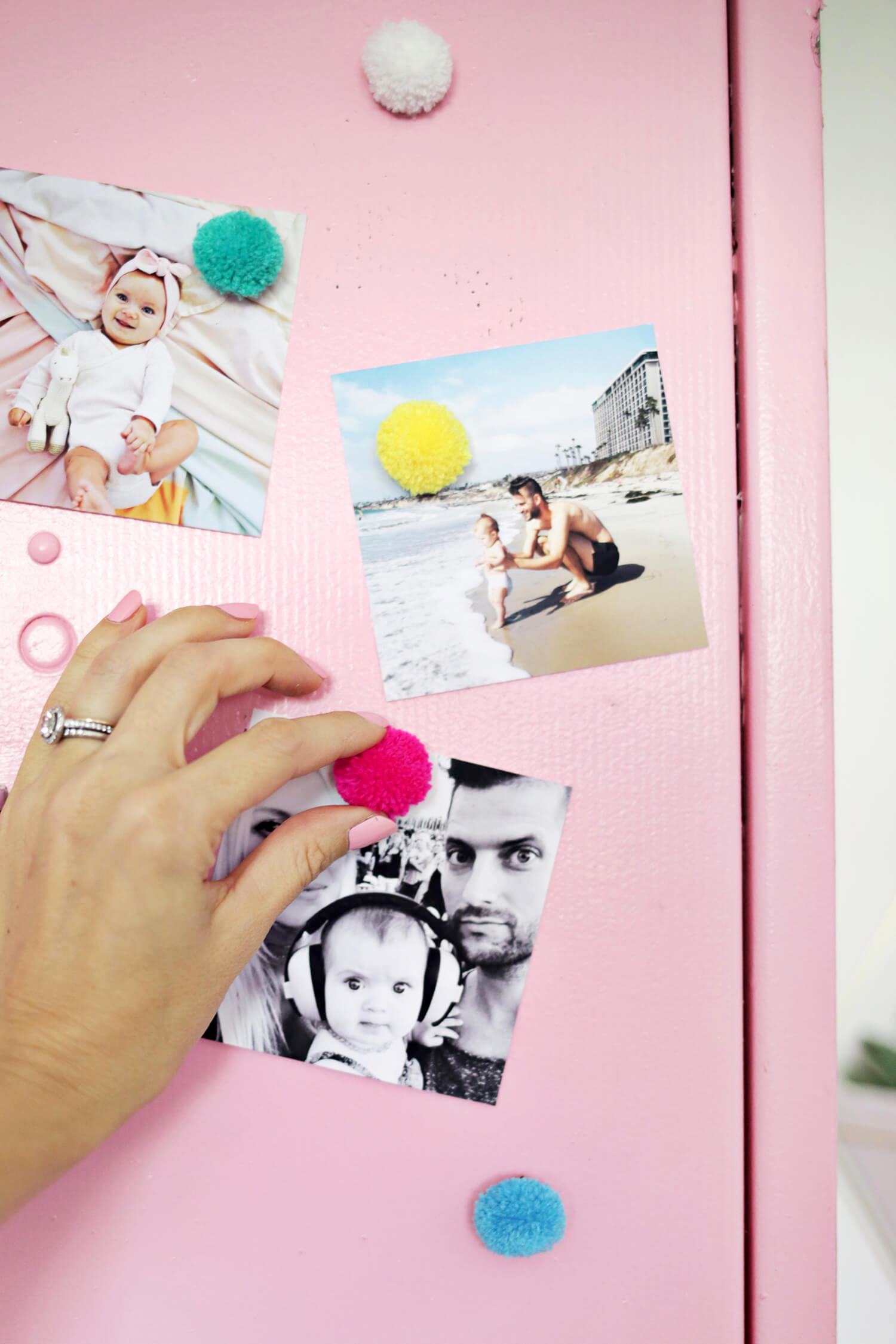 How to Make Pom Pom Magnets