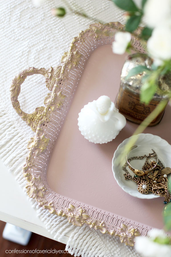 How to Paint a Silver Tray