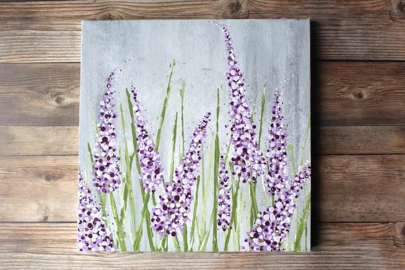 how-to-paint-lavender-in-acrylics-easy