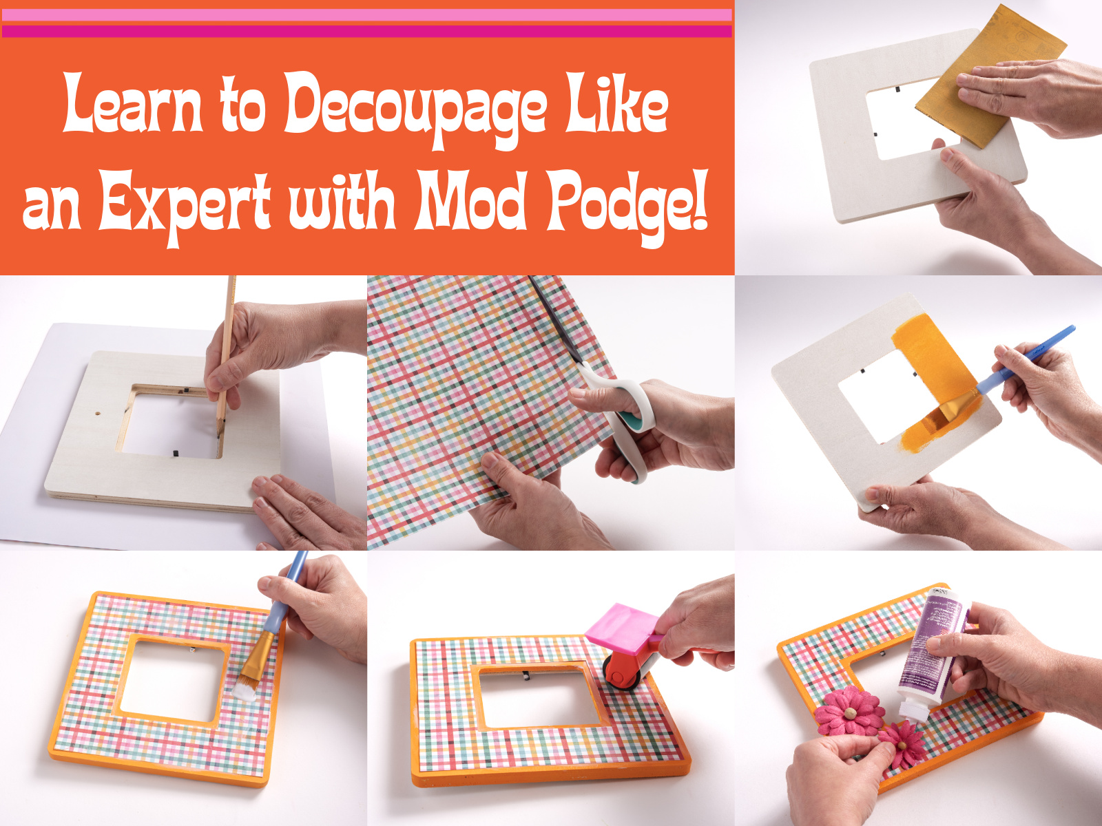 Learn to Decoupage Like an Expert with Mod Podge!
