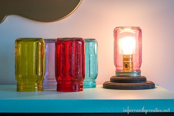 Mason Jar Table Lamp