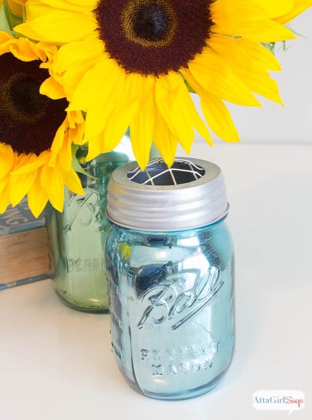 Mirrored Mercury Glass Jars