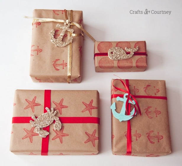 DIY wrapping paper