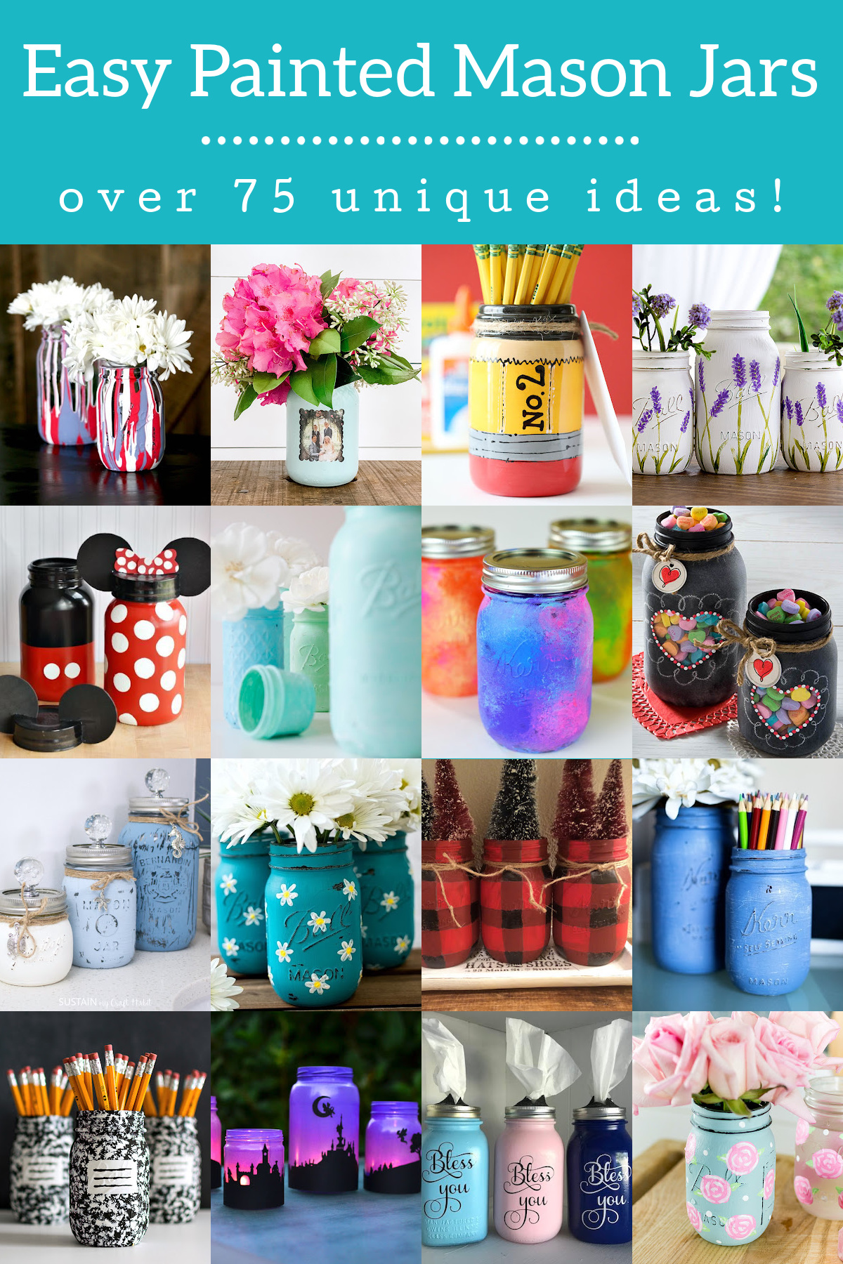 Painted Mason Jars you'll love