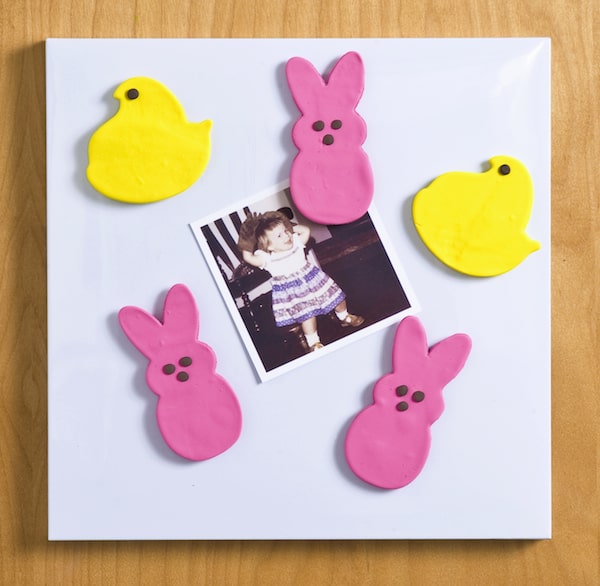 Make Easter Peeps magnets