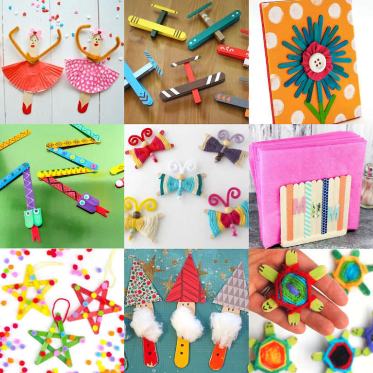 Popsicle stick crafts feature image