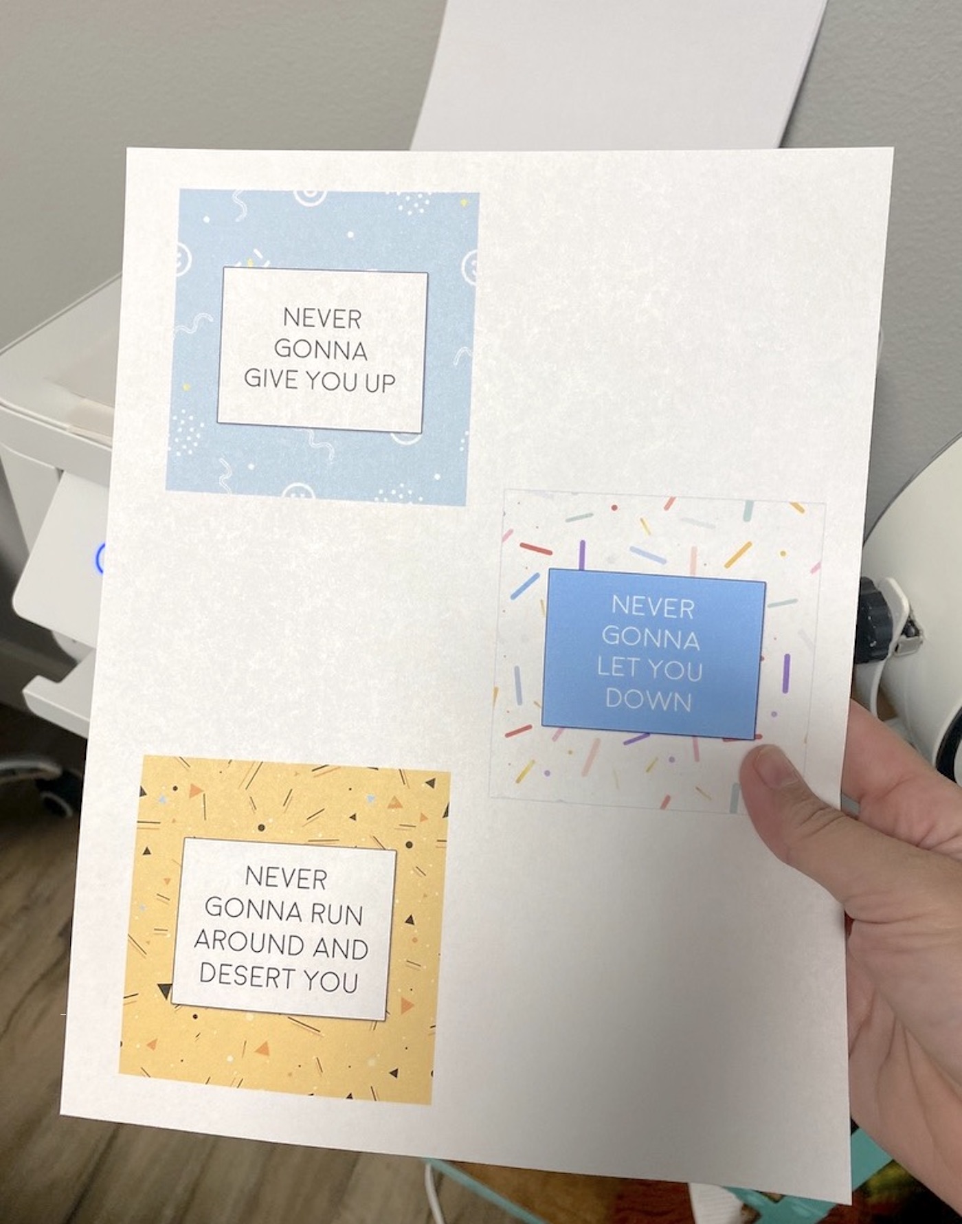 Printing and applying sealer to the paper
