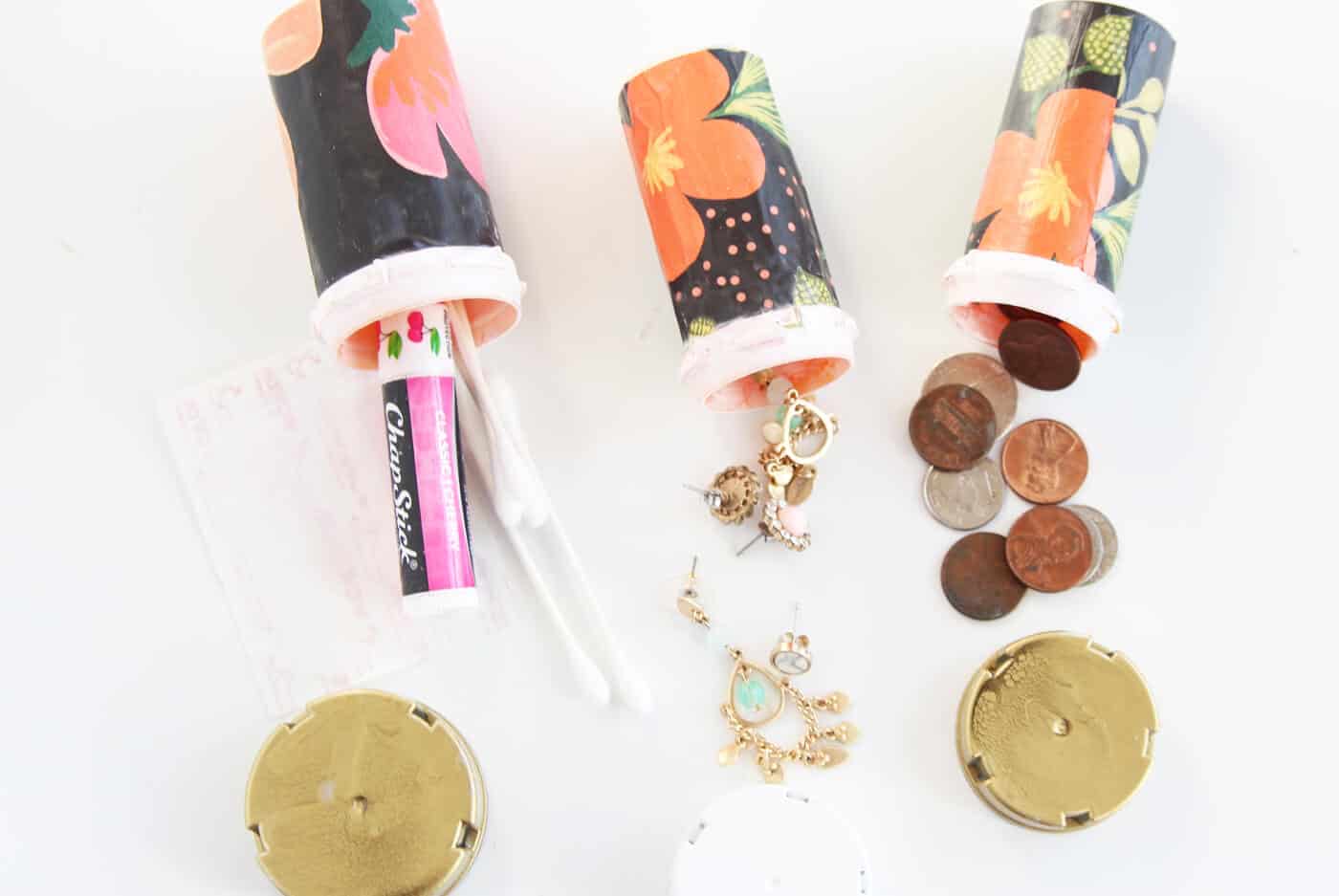 Recycle Pill Bottles into Useful Organizers