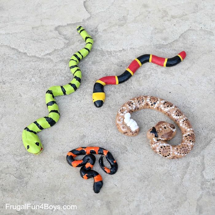 Salt Dough Snake Craft