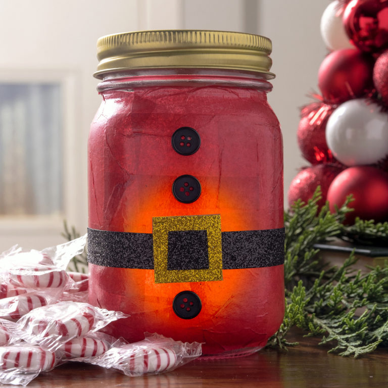 Santa Mason Jar