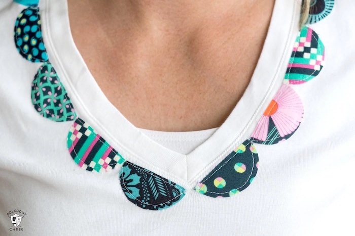 Scallop Neck T-Shirt Refashion