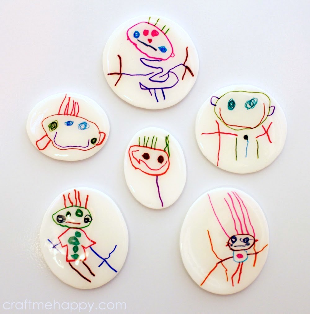 Child's Artwork Magnets