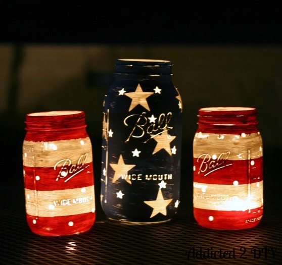 Stars and Stripes Lanterns