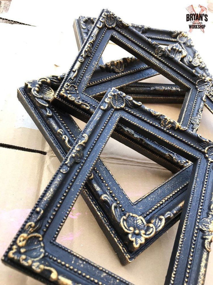 Turning Dollar Store Picture Frames Gorgeous