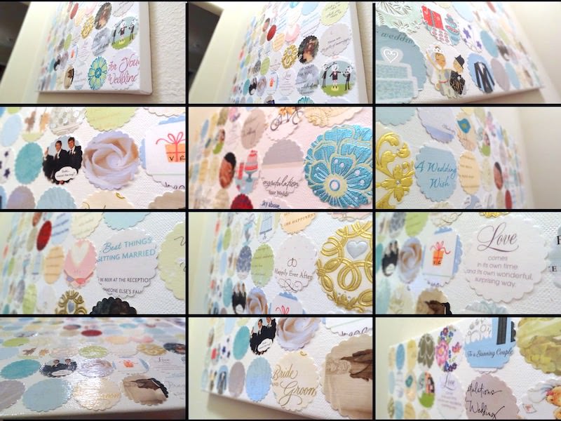 Wedding Card Collage